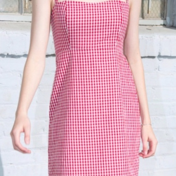 Brandy Melville Dresses & Skirts - Brandy Melville John Galt Red Gingham dress NWT